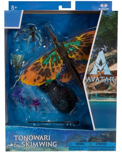 Комплект екшън фигури McFarlane Movies: Avatar - Tonowari & Skimwing - 7