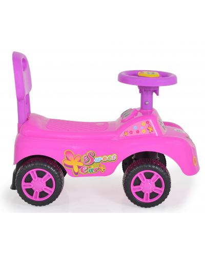 Кола за бутане Moni Toys - Keep Riding, розова - 3