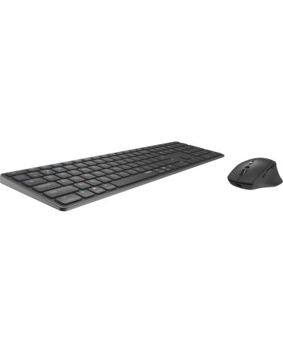 Комплект клавиатура и мишка Rapoo - 9800M, безжичен, черен - 3