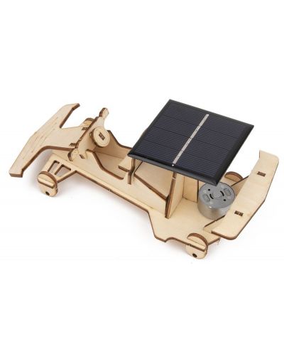 Комплект Tooky Land - Направи сам 3D дървена кола със соларна батерия - 6