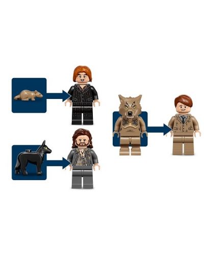 Конструктор LEGO Harry Potter - Крещящата барака и плачещата върба (76407) - 4