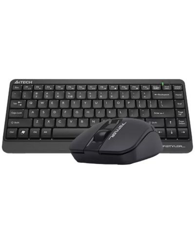 Комплект мишка и клавиатура A4tech - FG1112 Fstyler, безжичен, черен - 3