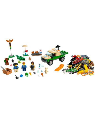 Конструктор LEGO City - Мисии за спасяване на диви животни (60353) - 2