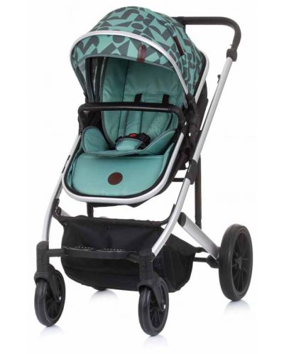 Комбинирана бебешка количка Chipolino - Енигма, Алое - 5