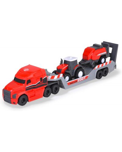 Kомплект Dickie Toys - Транспортен камион с трактор Massey Ferguson - 2
