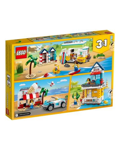 Конструктор LEGO Creator 3 в 1 - Плажен кемпер (31138) - 2