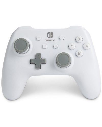 Контролер PowerA - за Nintendo Switch, жичен, White Matte - 1