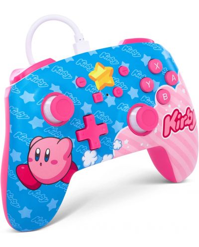 Контролер PowerA - Enhanced, жичен, за Nintendo Switch, Kirby - 2