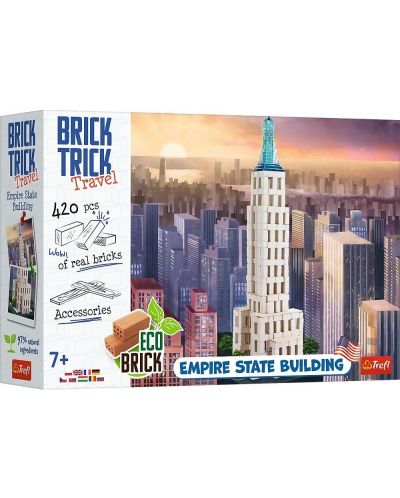 Конструктор Trefl Brick Trick Travel - Емпайър Стейт Билдинг - 1