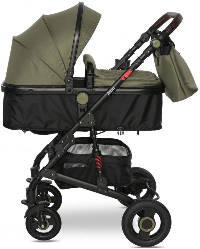 Комбинирана детска количка Lorelli - Alba, Premium, Loden Green - 3