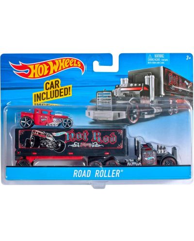 Комплект Mattel Hot Wheels Super Rigs - Камион и кола. асортимент - 1