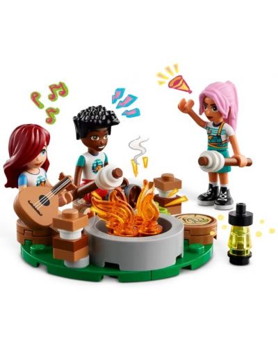 Конструктор LEGO Friends - Приключенски лагер Уютни хижи (42624) - 4