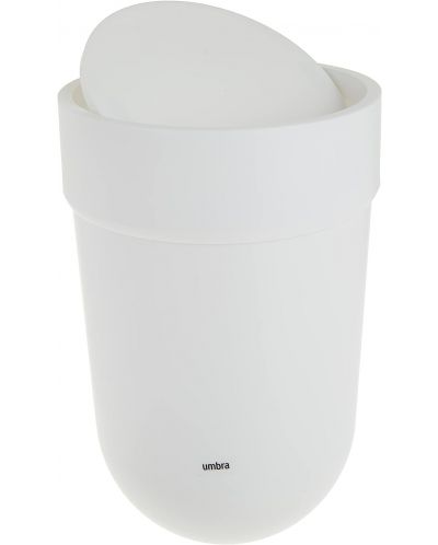 Кош за отпадъци Umbra - Touch, 6 L, бял - 1