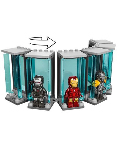 Конструктор LEGO Marvel Super Heroes - Оръжейната на Железния човек (76216) - 3