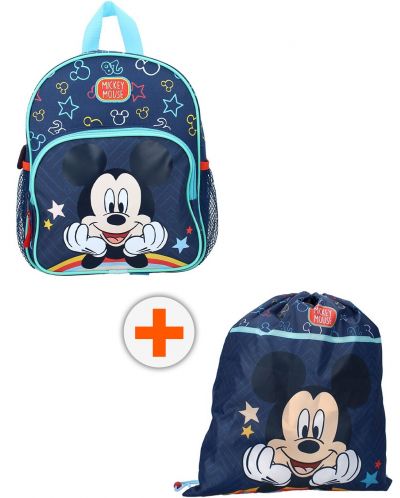 Комплект за детска градина Vadobag Mickey Mouse - Раница и спортна торба, I'm Yours To Keep - 1