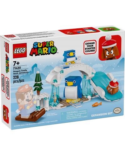 Конструктор допълнение LEGO Super Mario - Снежното приключение на пингвините (71430) - 1