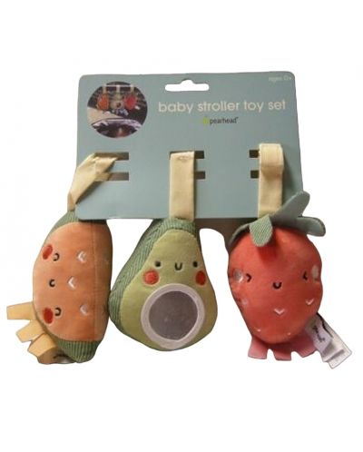 Комплект играчки за количка Pearhead - Fruit, 3 броя - 2