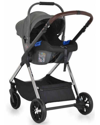 Комбинирана детска количка 3в1 Cangaroo - Empire, тъмносива - 4