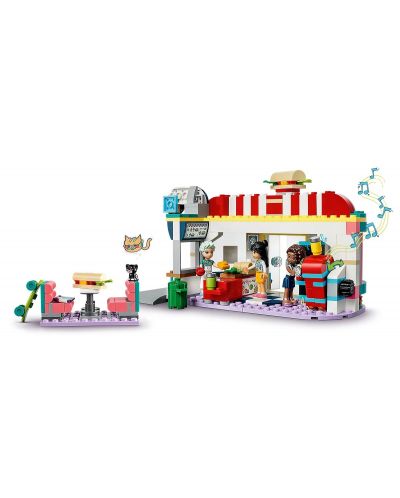 Конструктор LEGO Friends - Ресторант в центъра на Хартлейк (41728) - 5