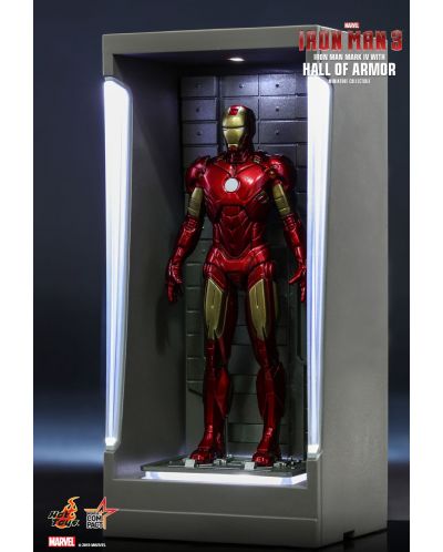 Комплект фигури Hot Toys Marvel: Iron Man - Hall of Armor, 7 бр. - 6