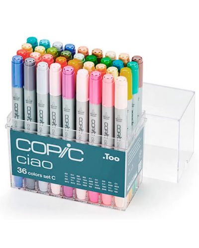 Комплект маркери Too Copic Ciao - Set C, 36 цвята - 1