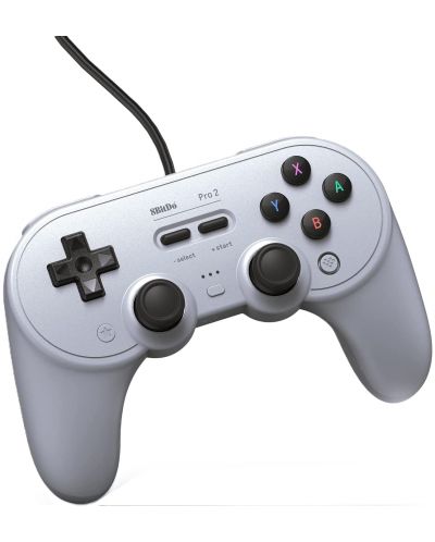 Контролер 8Bitdo - Pro2, сив (Nintendo Switch/PC) - 1