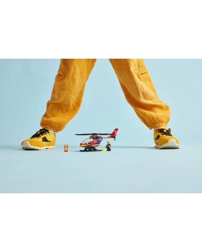 Конструктор LEGO City - Пожарен спасителен хеликоптер (60411) - 8