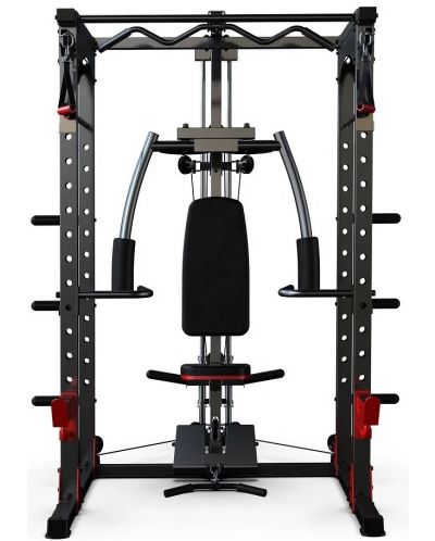 Комбиниран фитнес уред LIFE GYM - Multy Gym and Smith Machine, черен - 3