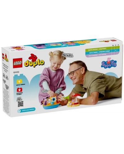 Конструктор LEGO Duplo - Peppa Pig пътуване с лодка (10432) - 2