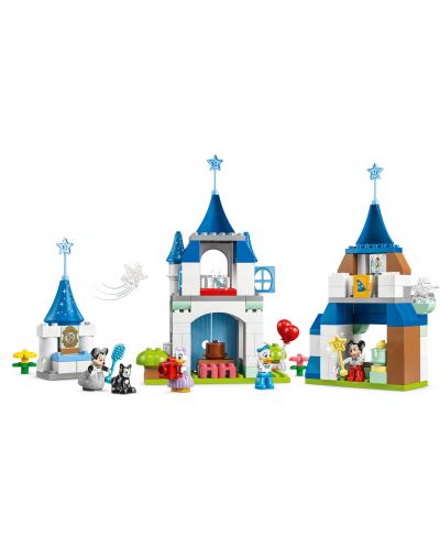 Конструктор 3 в 1 LEGO Duplo - Магически замък Дисни (10998) - 4