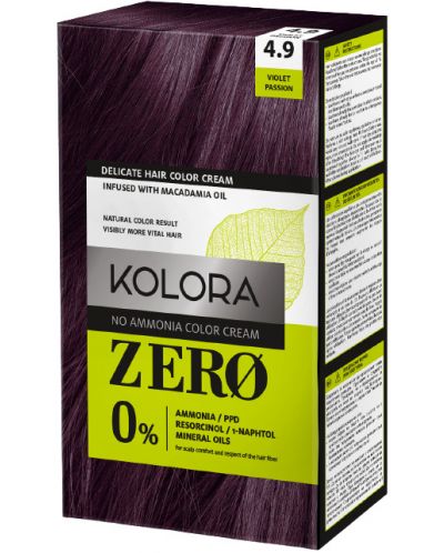 Kolora Zero Боя за коса, 4.9 Виолетова страст - 1