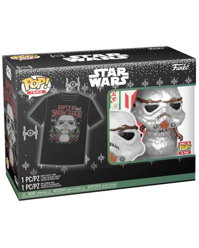 Комплект Funko POP! Collector's Box: Movies - Star Wars (Holiday Stormtrooper) (Metallic) - 6