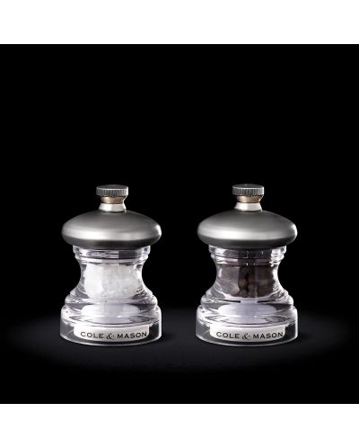Комплект мелнички за сол и пипер Cole & Mason - Button, 6.5 cm - 4