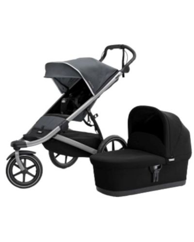 Комбинирана бебешка количка 2 в 1 Thule - Urban Glide 2, Dark Shadow - 1