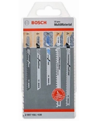 Комплект ножчета Bosch - MultiMaterial, 15 части - 1
