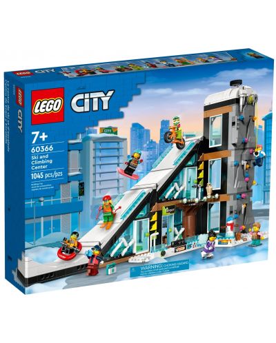 Конструктор LEGO City - Център за ски и катерене (60366) - 1