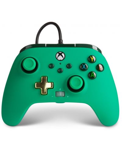 Контролер PowerA - Enhanced, жичен, за Xbox One/Series X/S, Green - 1