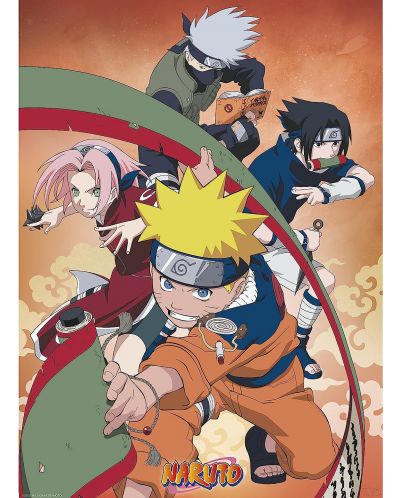 Комплект мини плакати GB eye Animation: Naruto - Team 7 - 2