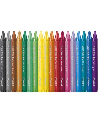 Комплект восъчни пастели Maped Color Peps, 18 цвята - 2