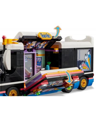 Конструктор LEGO Friends - Бус за турне на поп звезди (42619) - 4
