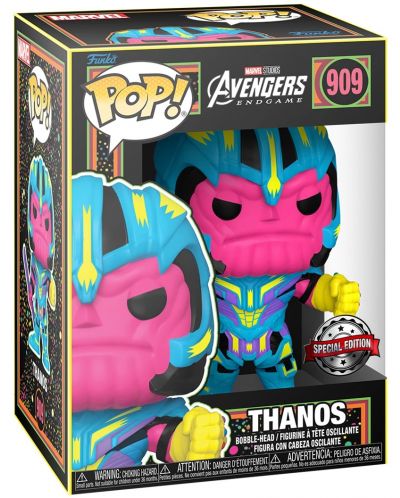 Комплект Funko POP! Collector's Box: Marvel - The Avengers (Thanos) (Blacklight) (Special Edition) - 3