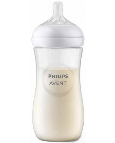 Комплект за новородено от 4 броя шишета Philips Avent - Natural Response 3.0, четка и залъгалка (0-3m) - 7
