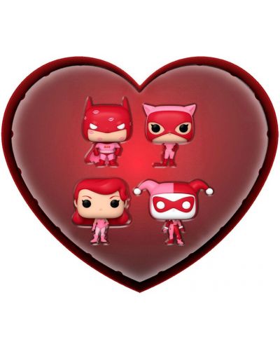 Комплект мини фигури Funko Pocket POP! DC Comics: Batman - Happy Valentine's Day Box - 1
