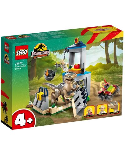 Конструктор LEGO Jurassic World - Бягство на велосираптор (76957) - 1