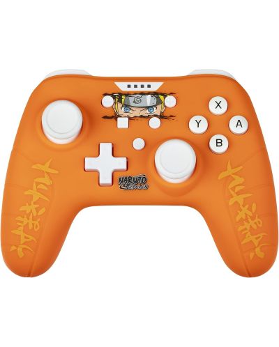 Контролер Konix - за Nintendo Switch/PC, жичен, Naruto, оранжев - 1