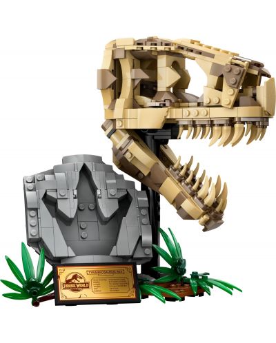 Конструктор LEGO Jurassic World - Череп на тиранозавър рекс (76964) - 2