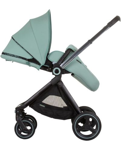 Комбинирана бебешка количка Chipolino - Елит, пастелно зелена - 6
