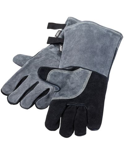 Кожени ръкавици за барбекю Gefu - BBQ, 2 броя, сиво-черни - 1