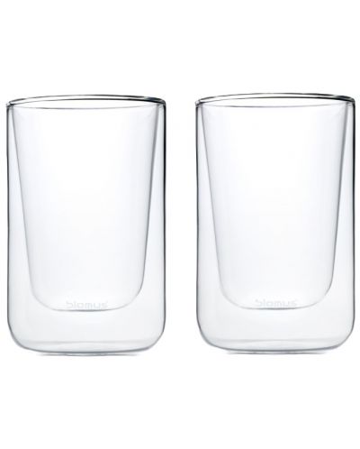 Комплект от 2 двустенни чаши Blomus - Nero, 250 ml - 1