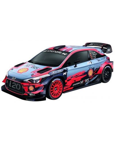 Voiture Télécommandée Hyundai I20 WRC - Échelle 1:10, Vitesse 20 Km/h - Télécommande 2,4 GHz, Batterie Incluse - Jouet Enfant